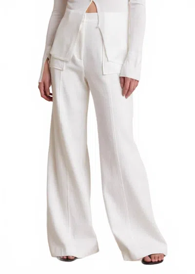 Bec & Bridge Billie Pants In Ivory In White