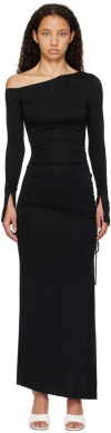 Bec & Bridge Monette Viscose Maxi Dress In Black