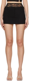 Bec & Bridge Black Jewel Miniskirt In Black/black
