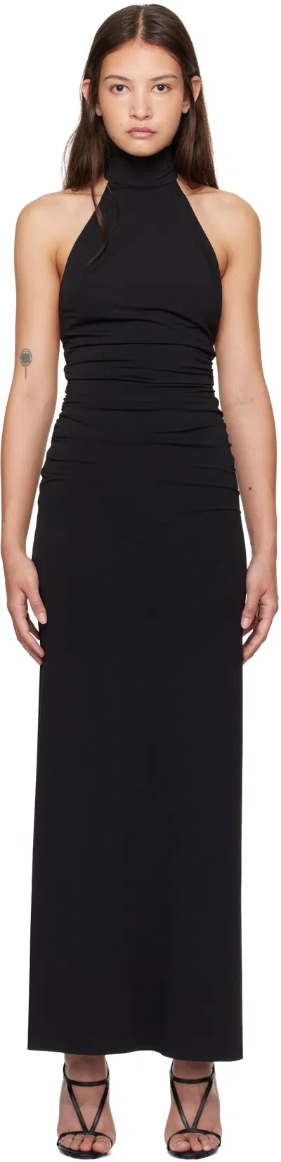 Bec & Bridge Black Larsen Racer Maxi Dress