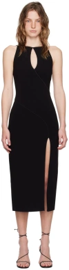 Bec & Bridge Black Marielle Split Maxi Dress In Black