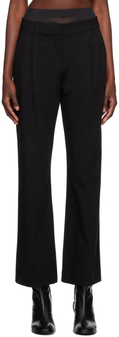 Bec & Bridge Black Mason Slouched Trousers