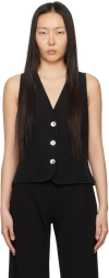 Bec & Bridge Black Piper Vest In Black
