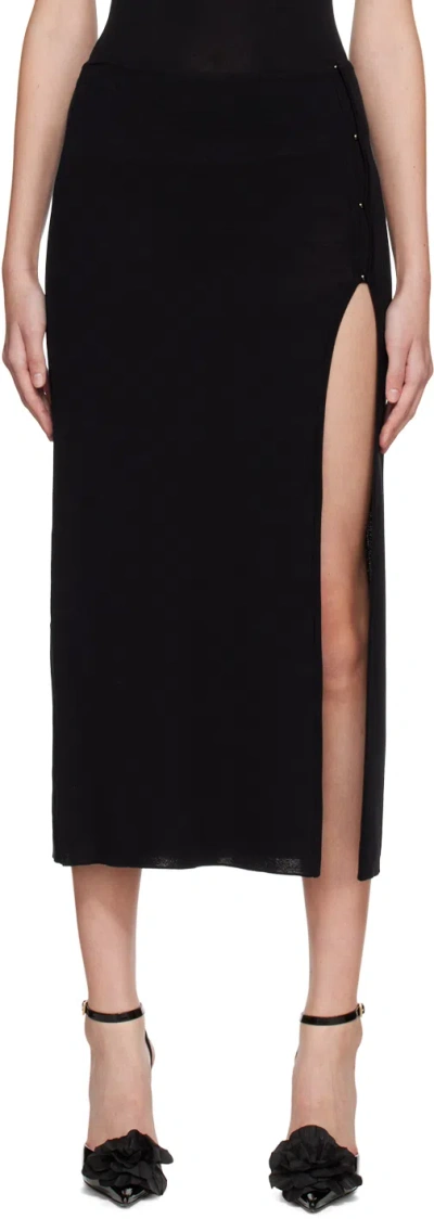 Bec & Bridge Camille Maxi Skirt In Black