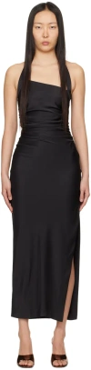 Bec & Bridge Black Ula Midi Dress In Black