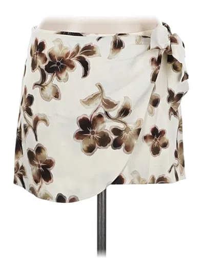 Pre-owned Bec & Bridge Casual Skirt In Ivory