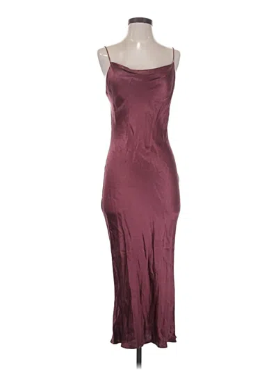 Pre-owned Bec & Bridge Cocktail Dress In Burgundy