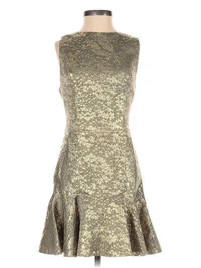 Pre-owned Bec & Bridge Cocktail Dress In Gold