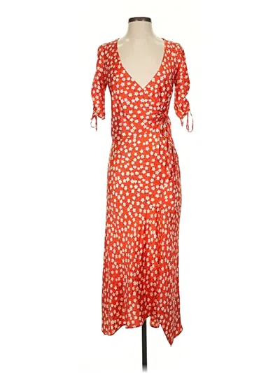 Pre-owned Bec & Bridge Cocktail Dress In Orange
