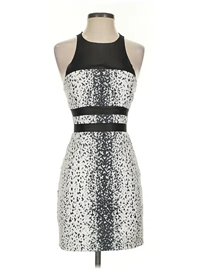 Pre-owned Bec & Bridge Cocktail Dress In Silver