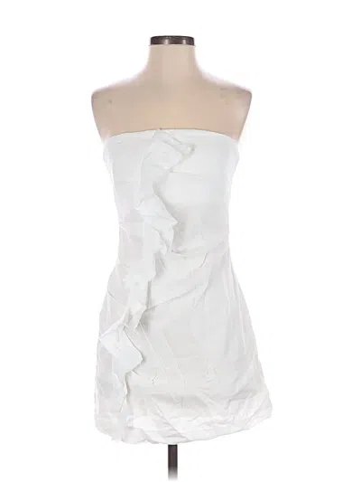 Pre-owned Bec & Bridge Cocktail Dress In White