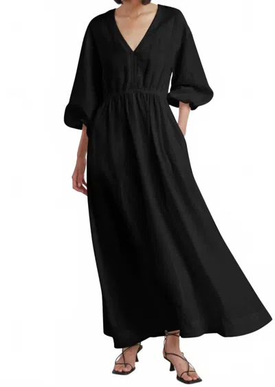 Bec & Bridge Cynthia V Maxi Dress In Black