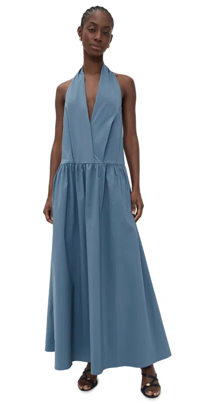 Bec & Bridge Dante Maxi Dress Steel Blue