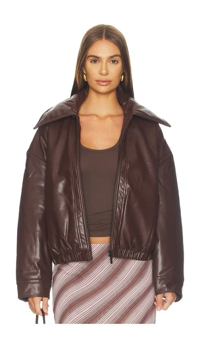 Bec & Bridge Dena Oversized Jacket In Chocolate