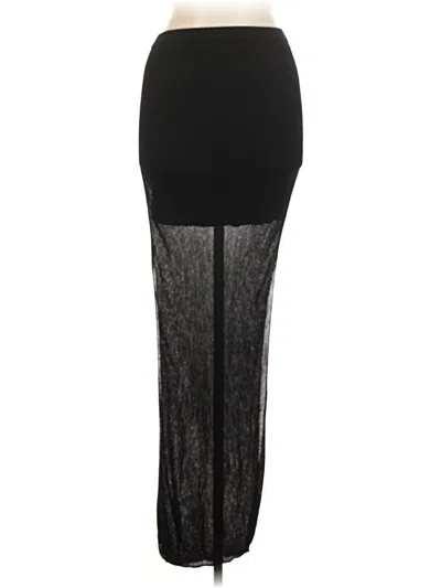 Pre-owned Bec & Bridge Formal Skirt In Black