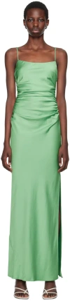 Bec & Bridge Green Emilia Scoop Neck Maxi Dress In Green Apple