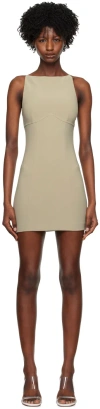 Bec & Bridge Green Marisol Minidress In Silver Sage