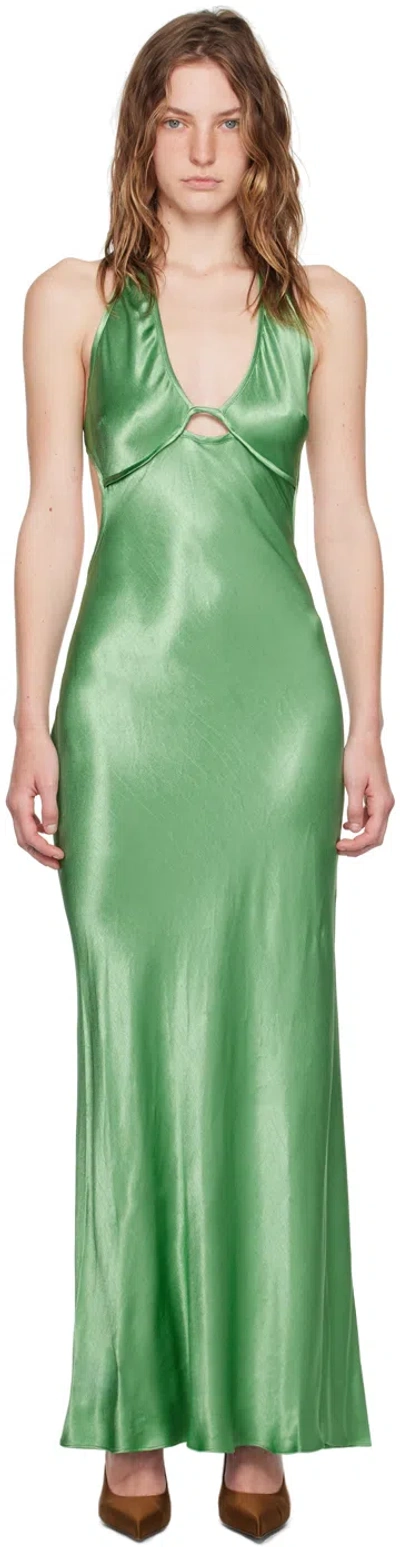 Bec & Bridge Green Zariah Maxi Dress In Green Apple