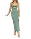 Bec & Bridge Ivy Midi Dress In Moss In Green