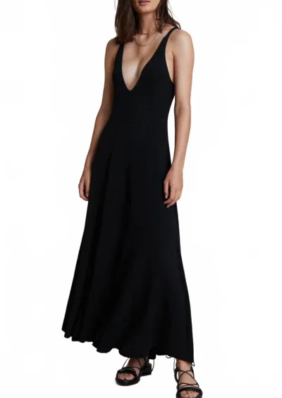 Bec & Bridge Luka Knit Maxi Dress In Black