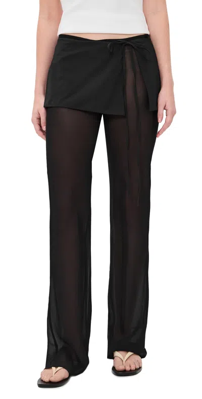 Bec & Bridge Maralia Overlay Pants Black