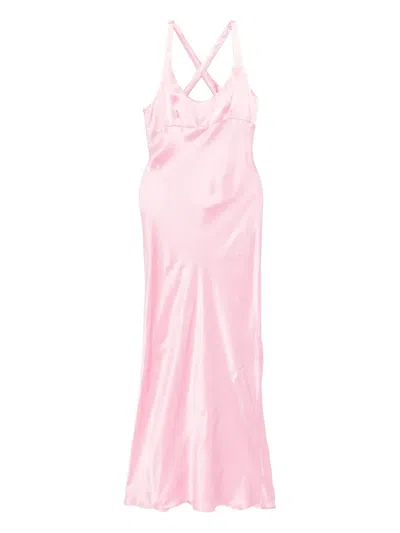 Bec & Bridge Maxina Crossover Dress In Pink