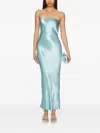 Bec & Bridge Moon Dance Strapless Midi Dress In Blue