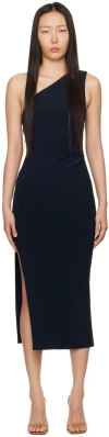 Bec & Bridge Navy Be Mine Midi Dress In Ink