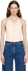 Bec & Bridge Off-white Ariel Halter Bodysuit In Cream