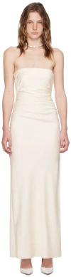 Bec & Bridge Off-white Eternity Maxi Dress In Cream