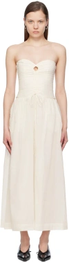 Bec & Bridge Off-white Palmer Maxi Dress In Ivory