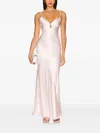 Bec & Bridge Open-back Slip Maxi Party Dress In Pink
