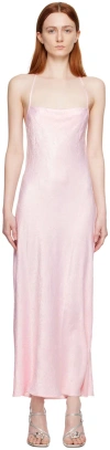 Bec & Bridge Joelle Split Viscose Blend Maxi Dress In Quartz Pink