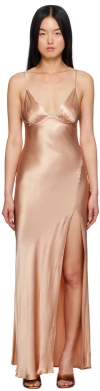 Bec & Bridge Pink Ren Split Maxi Dress In Rose