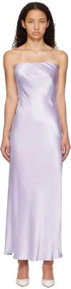 Bec & Bridge Moondance Strapless Dress In Lilac