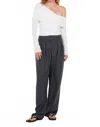 Bec & Bridge Tillie Drape Top In White In White