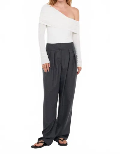 Bec & Bridge Tillie Drape Top In White