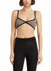 Bec & Bridge Valentina Knit Brallette In Black/oat In Black