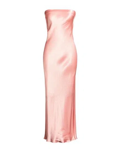 Bec & Bridge Woman Maxi Dress Salmon Pink Size 10 Viscose In White
