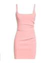 Bec & Bridge Woman Mini Dress Salmon Pink Size 2 Polyester, Elastane In Pink