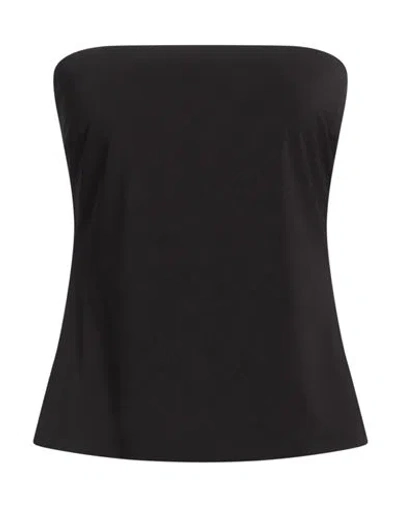 Bec & Bridge Woman Top Black Size 10 Polyester, Elastane