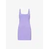 Bec & Bridge Womens Reina Sleeveless Stretch-crepe Mini Dress Grape