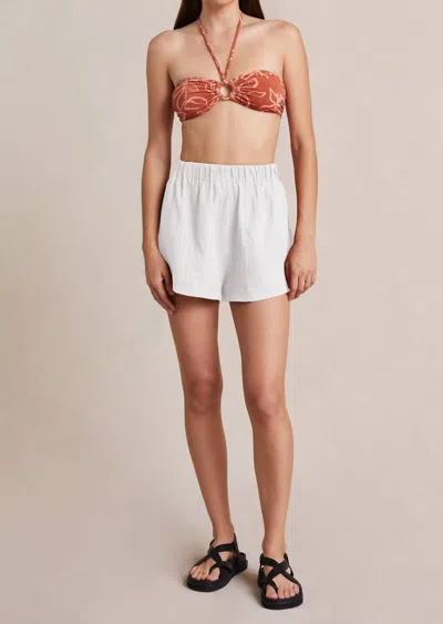 Bec & Bridge Aleah Shorts In Ivory In Red