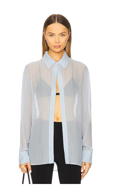 Bec & Bridge Anise Shirt In Baby Blue