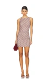 Bec & Bridge Aurelia Asymmetrical Mini Dress In Lavender