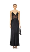 Bec & Bridge Ayala Maxi Dress In 黑色