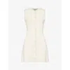 Bec & Bridge Ilora Button-down Knitted Mini Dress In Ivory