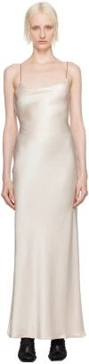 BEC & BRIDGE BEIGE ALLEGRA TIE MAXI DRESS