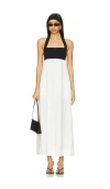 Bec & Bridge Iluka Maxi Dress Black/white In Black & White