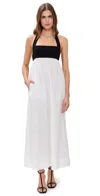 Bec & Bridge Iluka Maxi Dress Black/white In Black/white